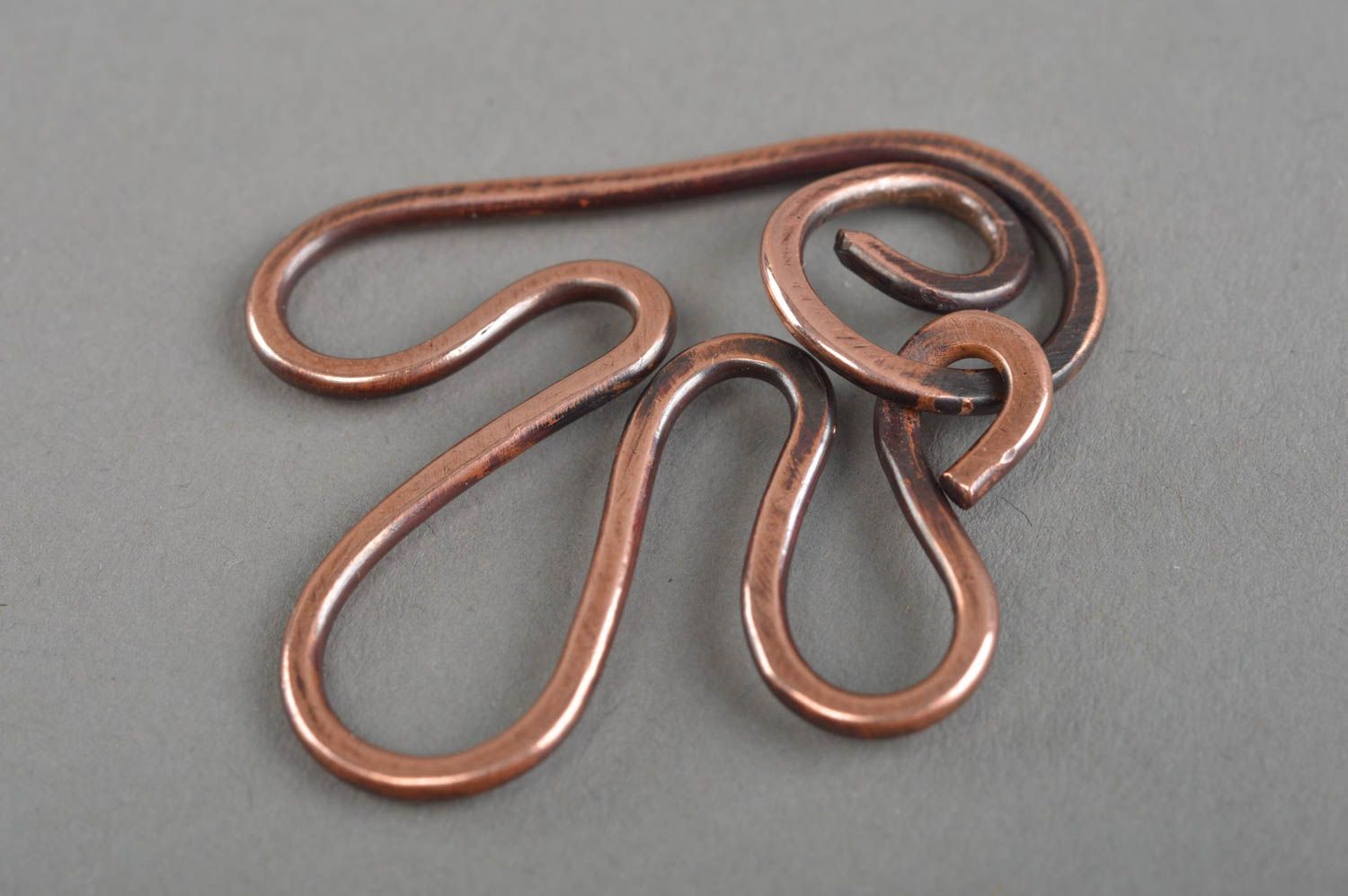 Llavero hecho a mano de cobre accesorio para llaves regalo original colgante foto 2