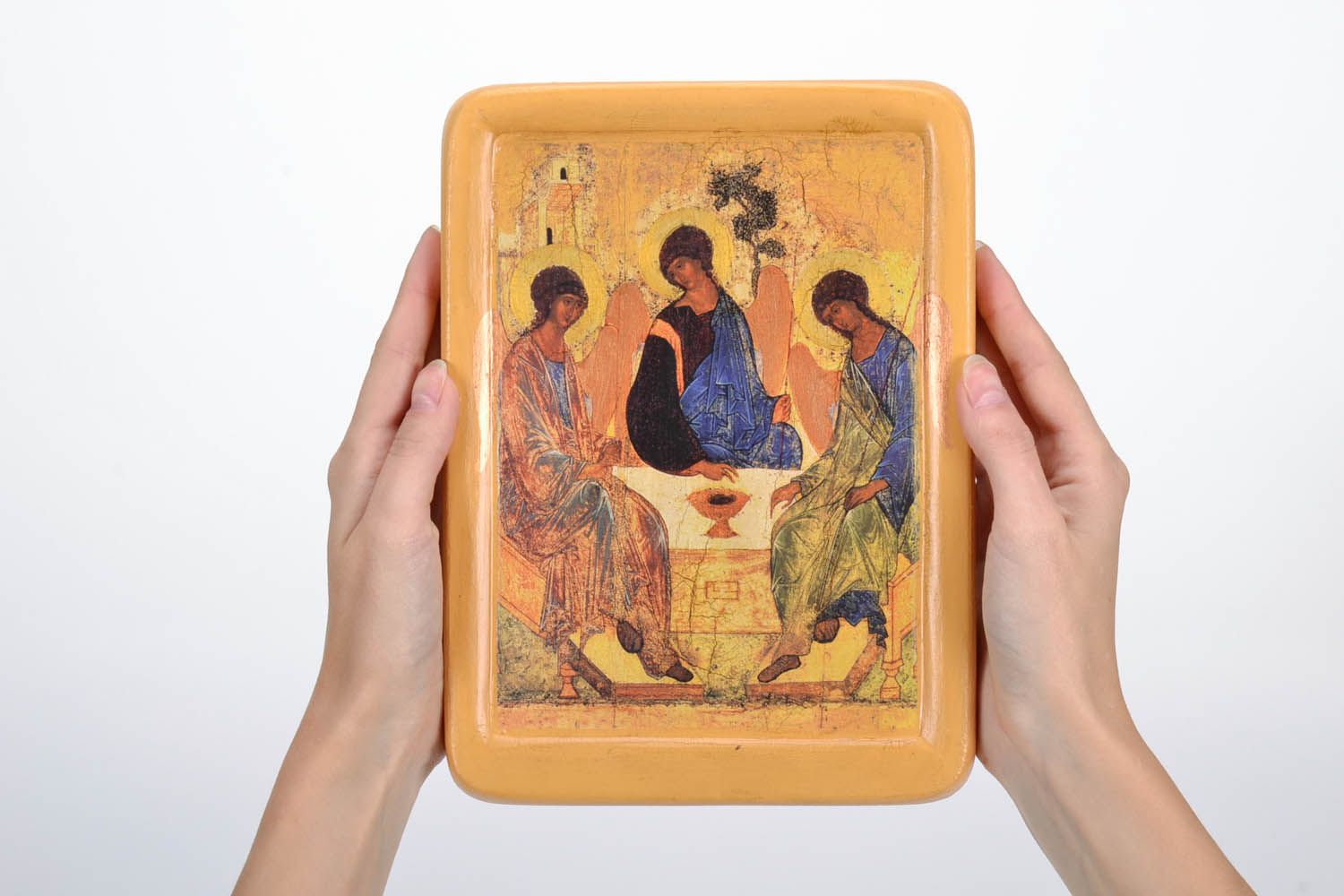 Икона-репродукция Святая Троица фото 2