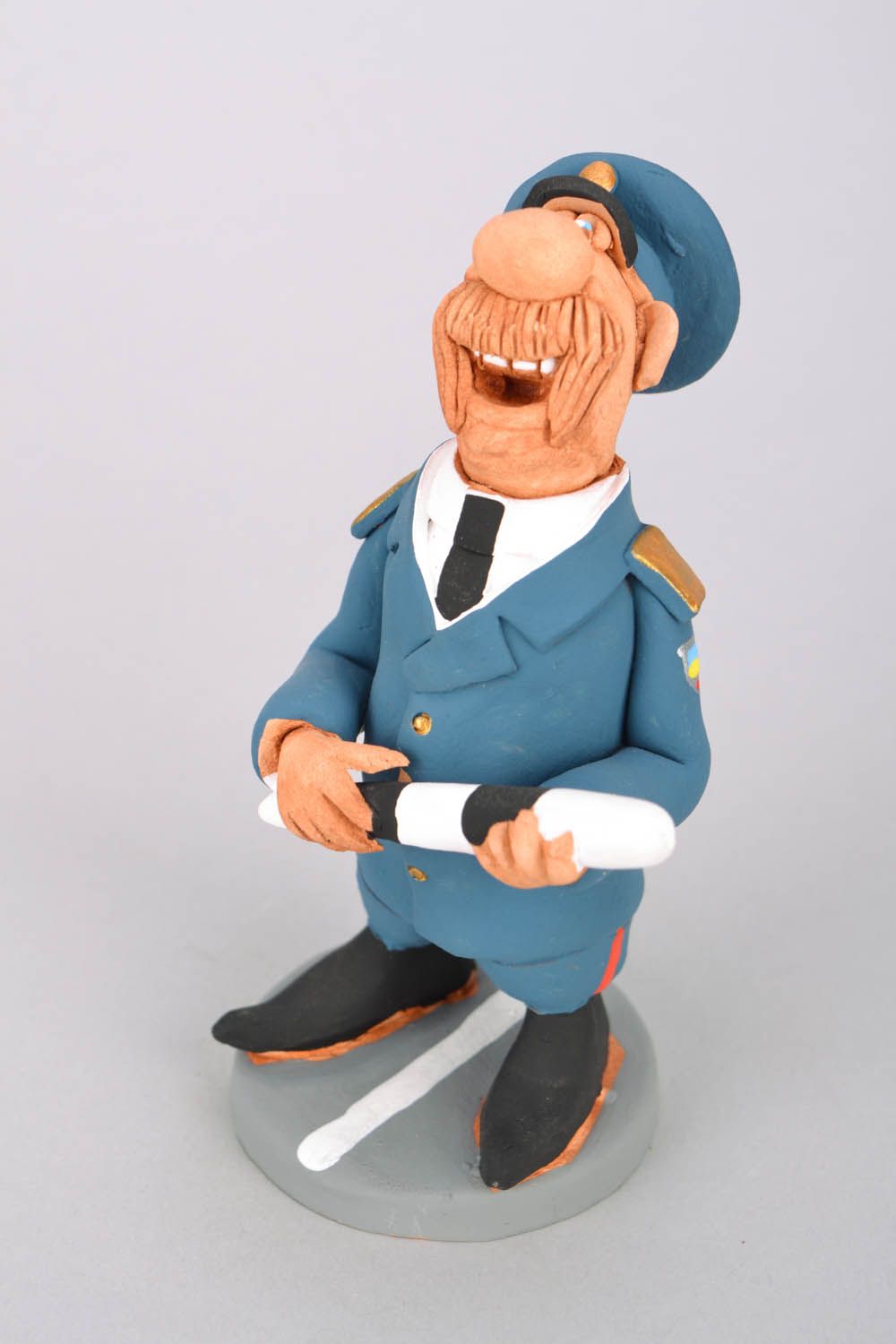 Homemade souvenir statuette Inspector of Traffic Police photo 3