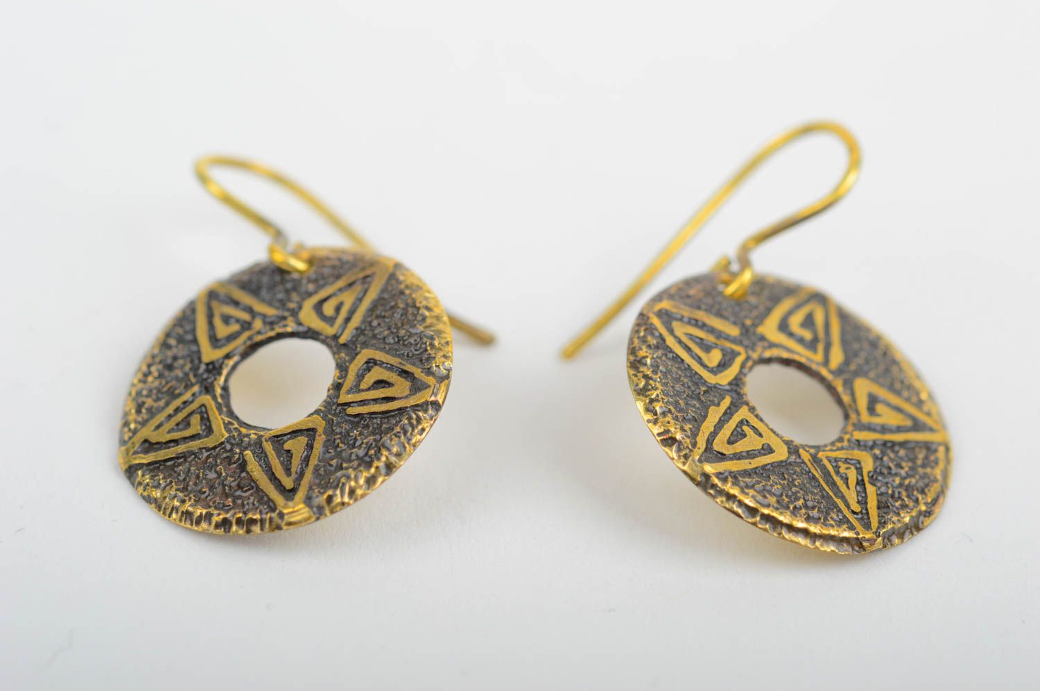 Handmade metal earrings unusual cute earrings fashion trends gifts for her photo 3