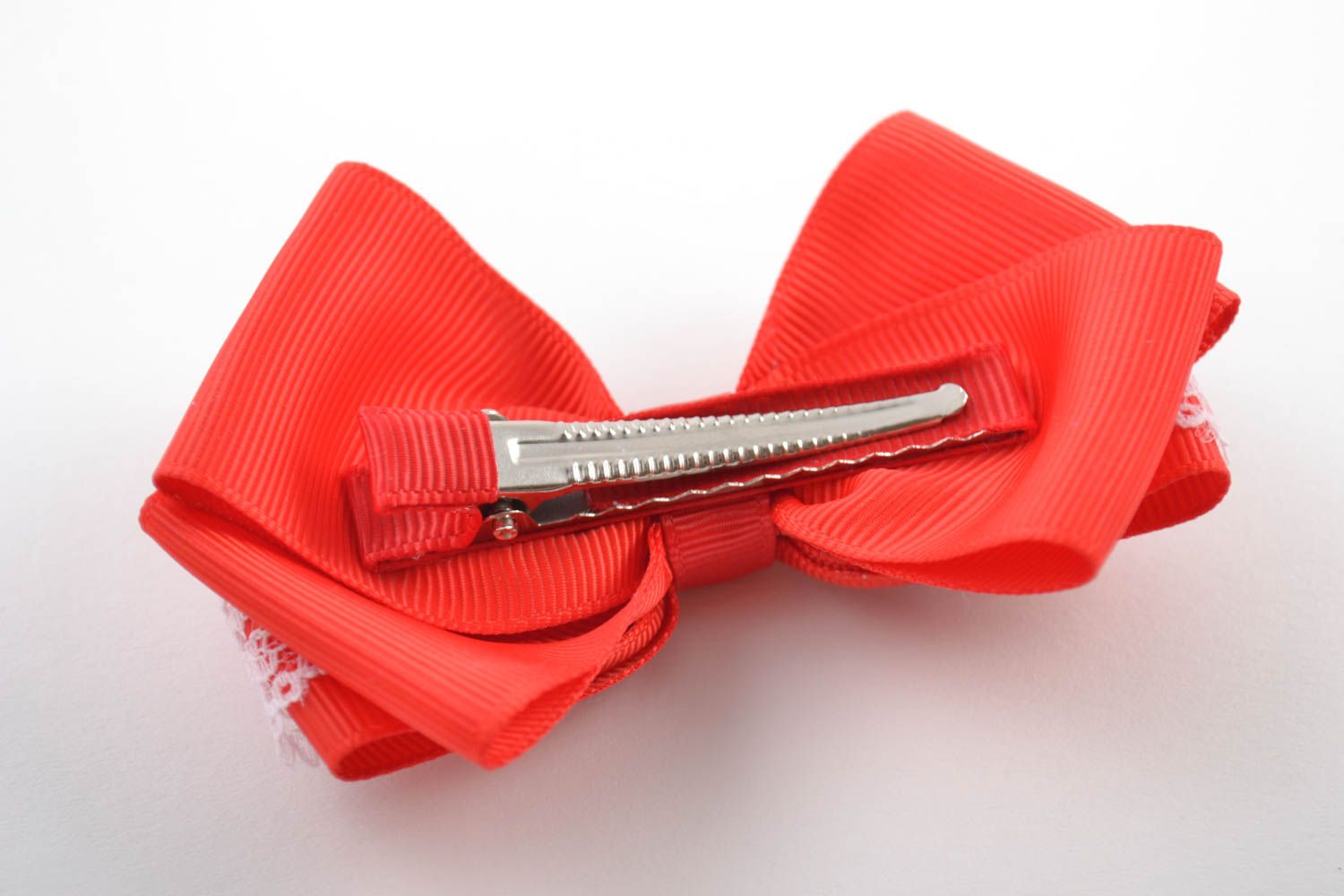 Handmade Damen Accessoire Haarklammer Schleife für Frisur Geschenk für Frau  foto 3