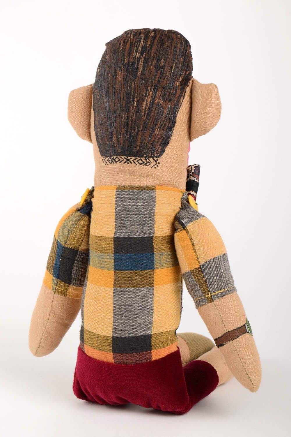 Designer Puppe handgemachtes Stoff Spielzeug Deko Puppe mit Künstler Design foto 5