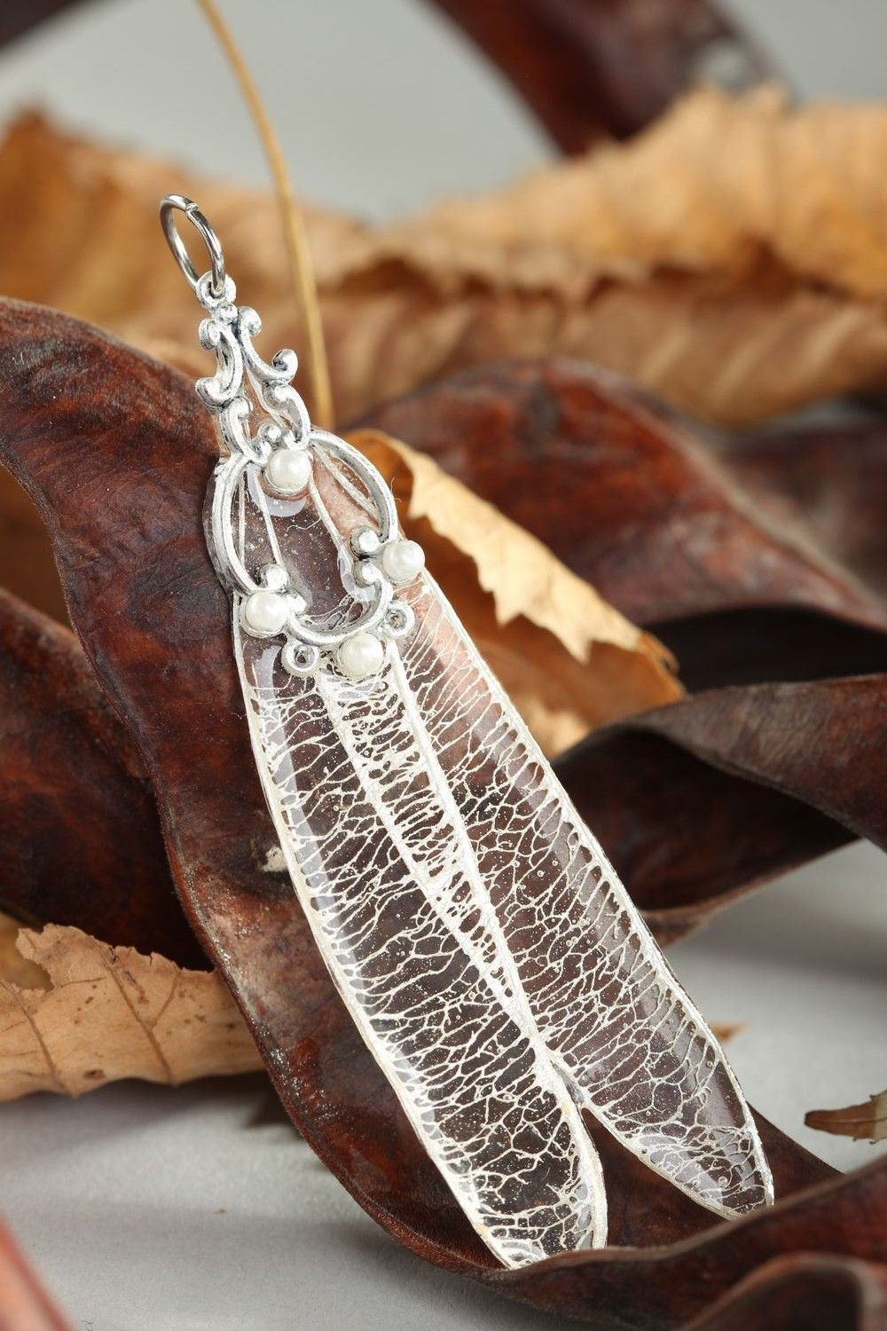 Handmade pendant designer accessory gift for girls epoxy jewelry fashion pendant photo 1