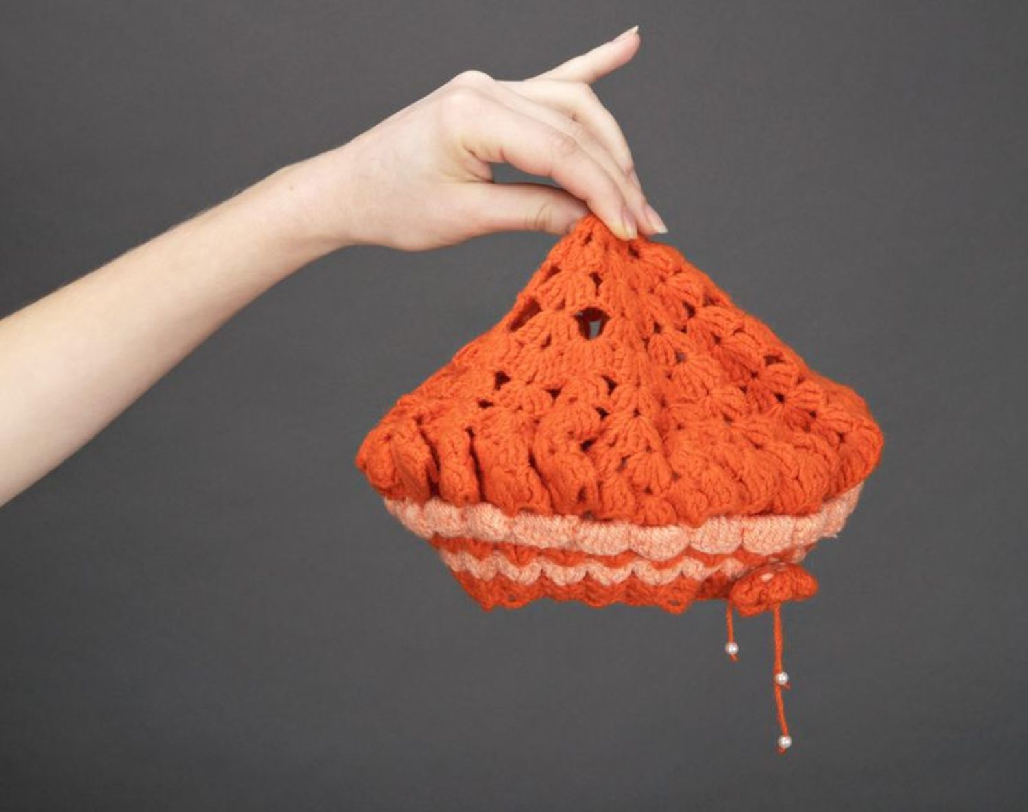 Children's crocheted beret photo 1
