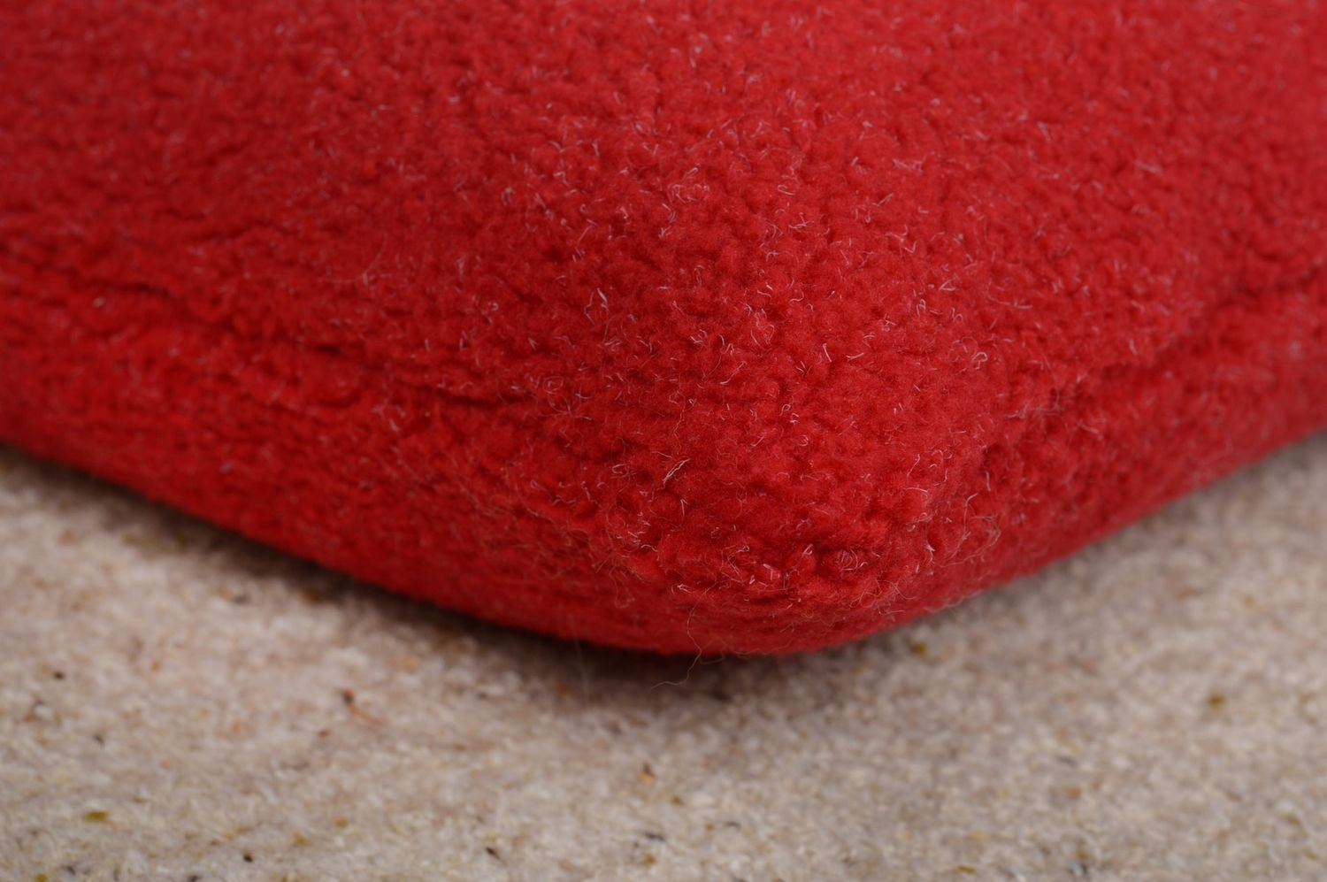 Handmade designer beautiful pillow unusual cotton pillow red designer pillow photo 5