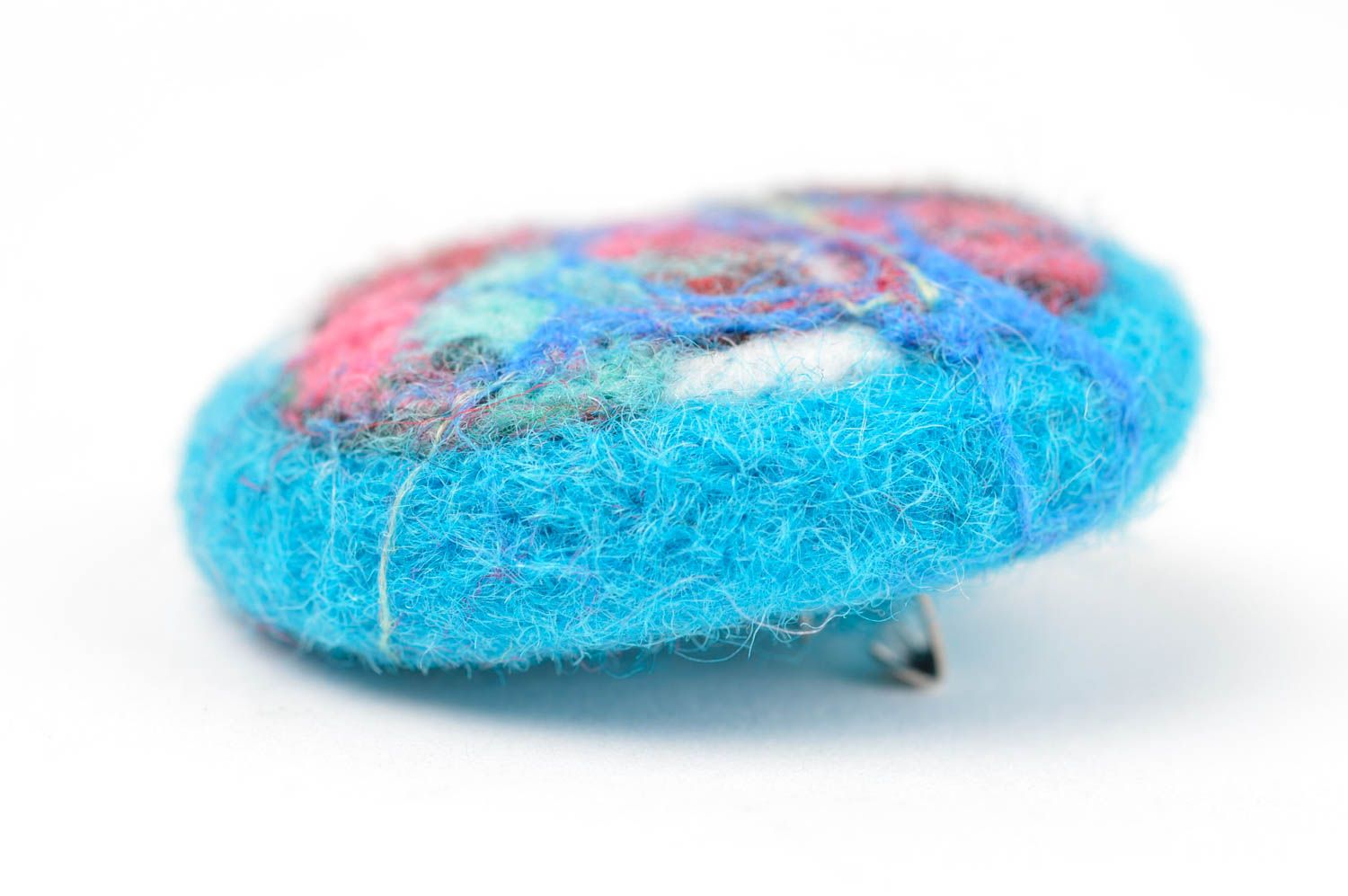 Handmade wool brooch felted accessories wool felting jewelry gift for women photo 2