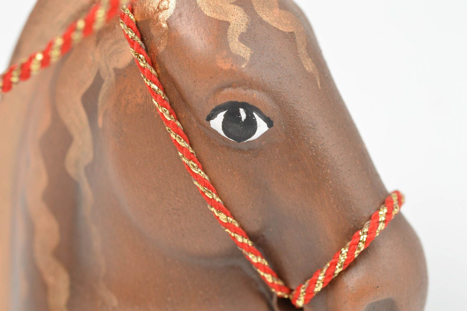 Campana artesanal en forma de caballo para decorar la casa regalo original foto 5