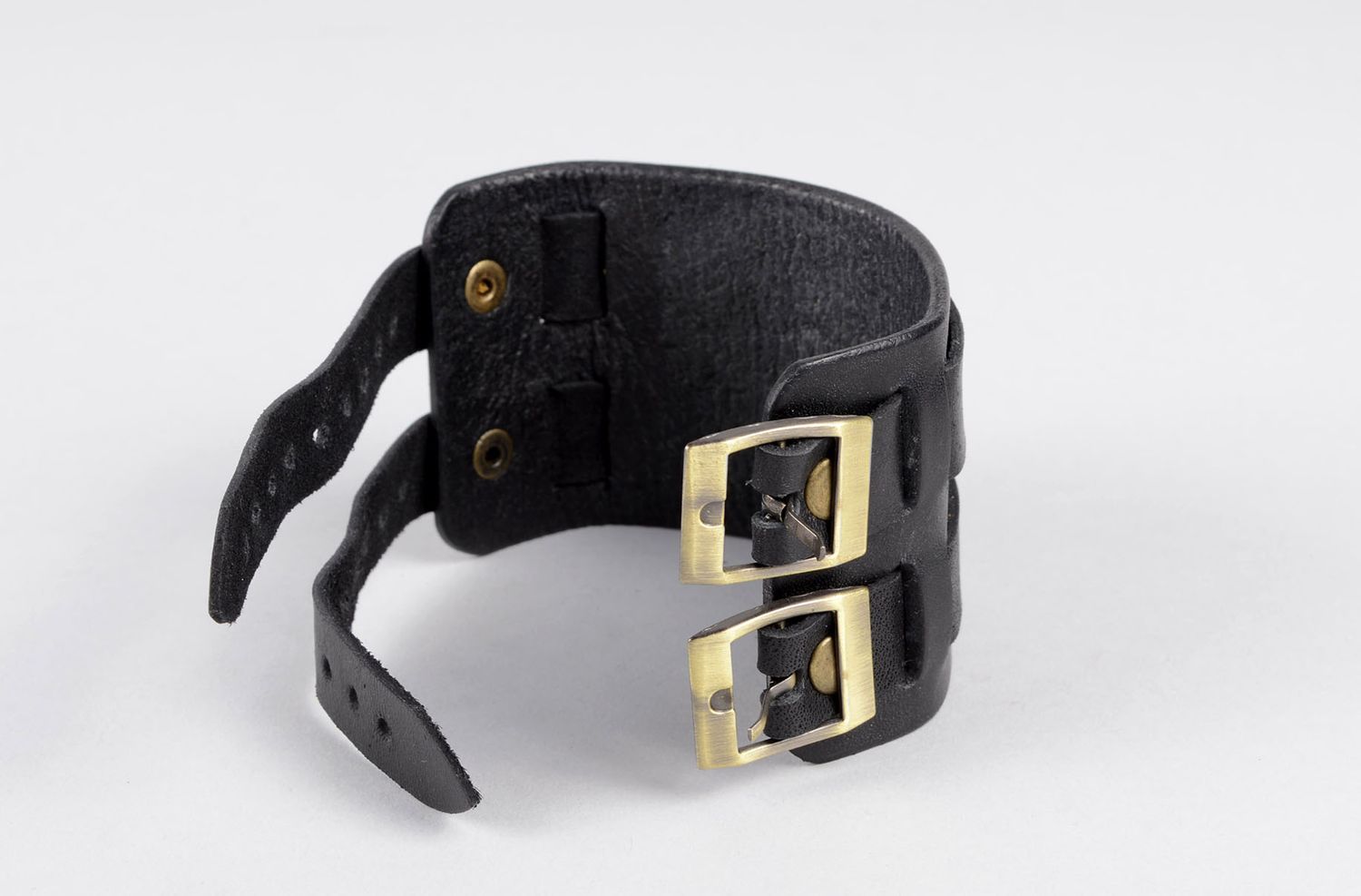 Modeschmuck Armband handmade Designer Accessoire originelle Geschenke schwarz foto 4