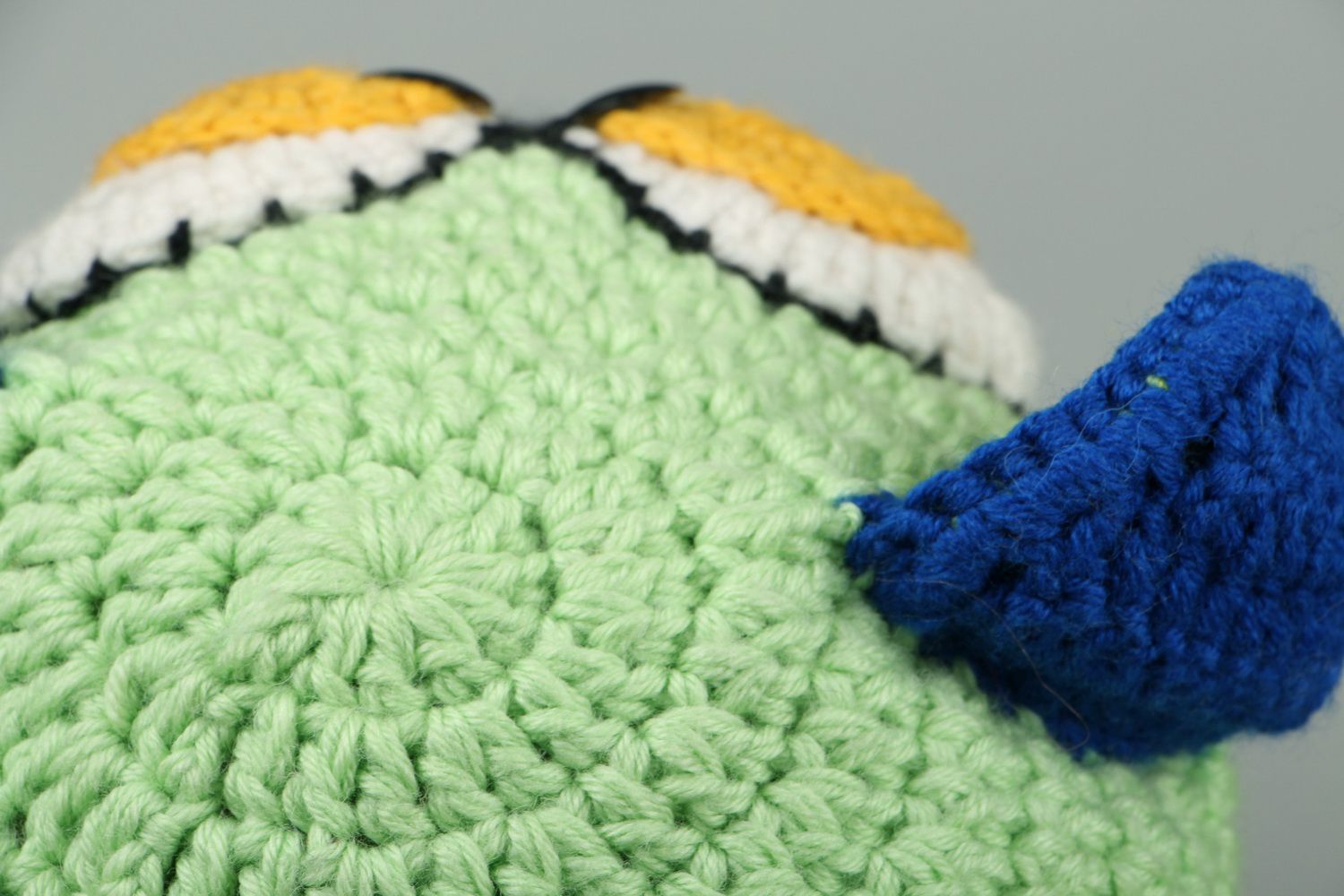 Bonnet tricoté en demi-laine Chat photo 4