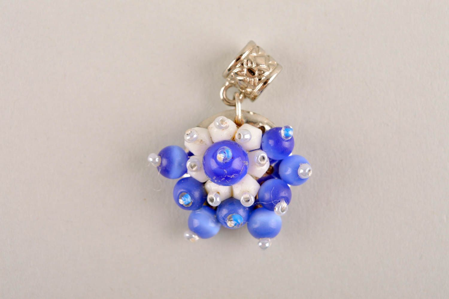 Handmade jewelry beaded jewelry pendant necklace designer accessories gift ideas photo 2