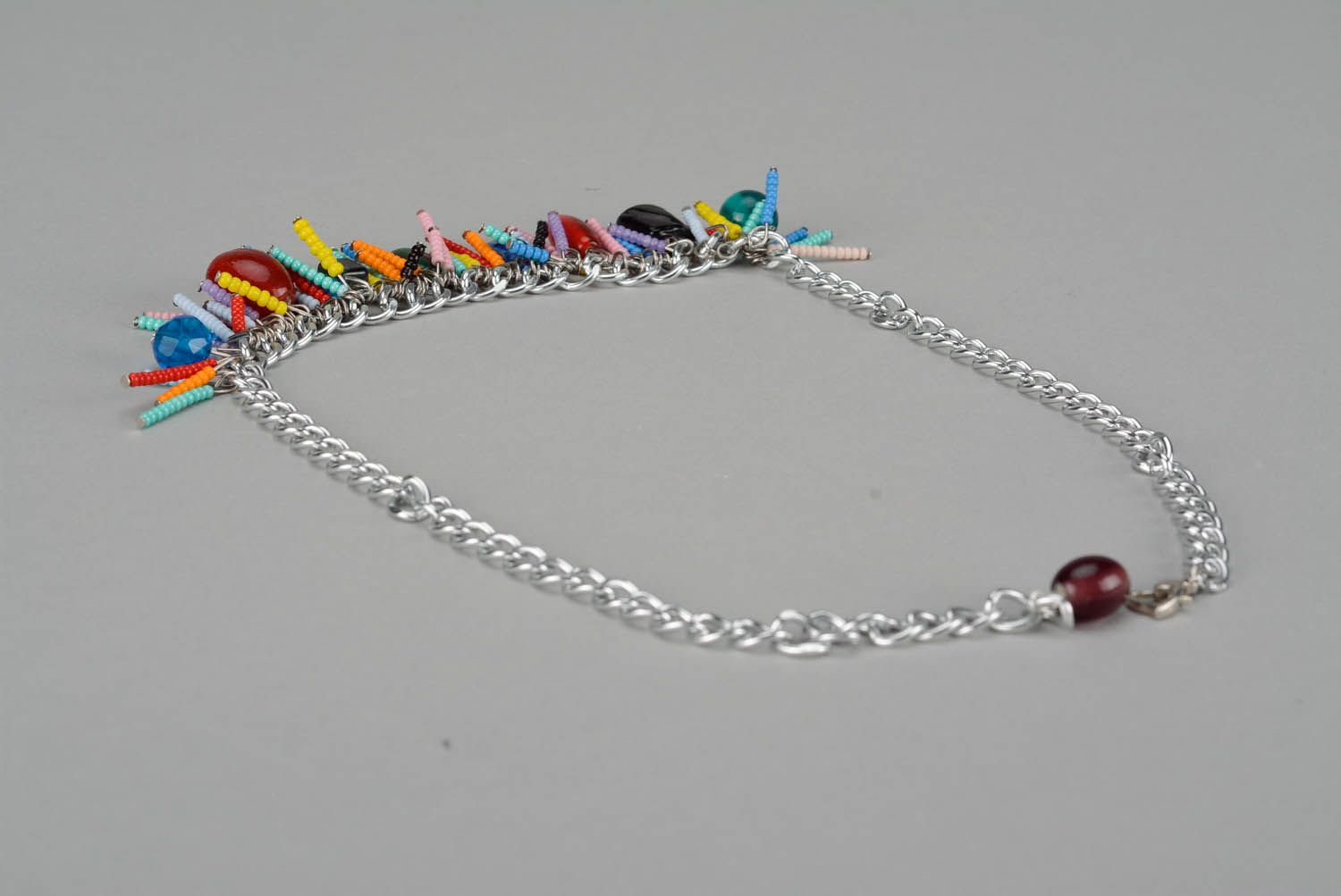 Handmade Necklace Rainbow photo 3