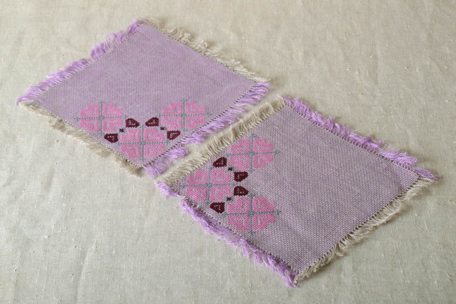Handmade embroidered napkin home decor kitchen ideas decorative table napkin photo 1