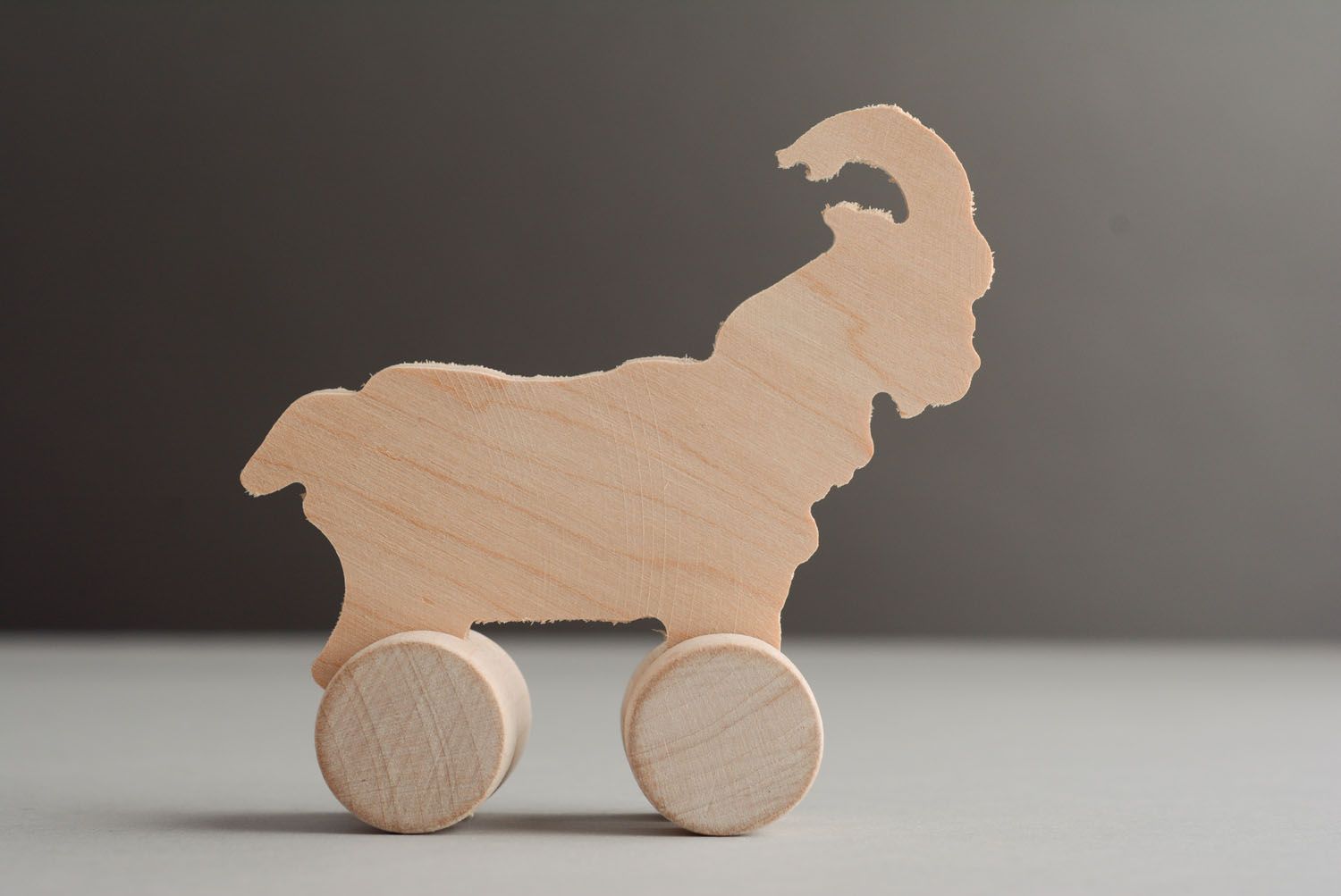 Wooden toy blank Goat photo 1