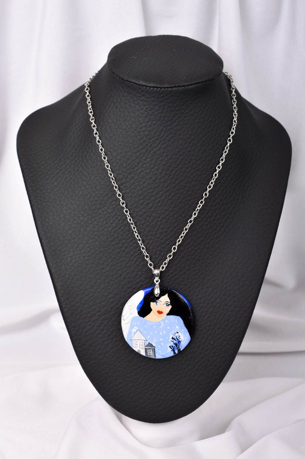 Unusual handmade plastic pendant fashion trends polymer clay ideas gifts for her photo 1