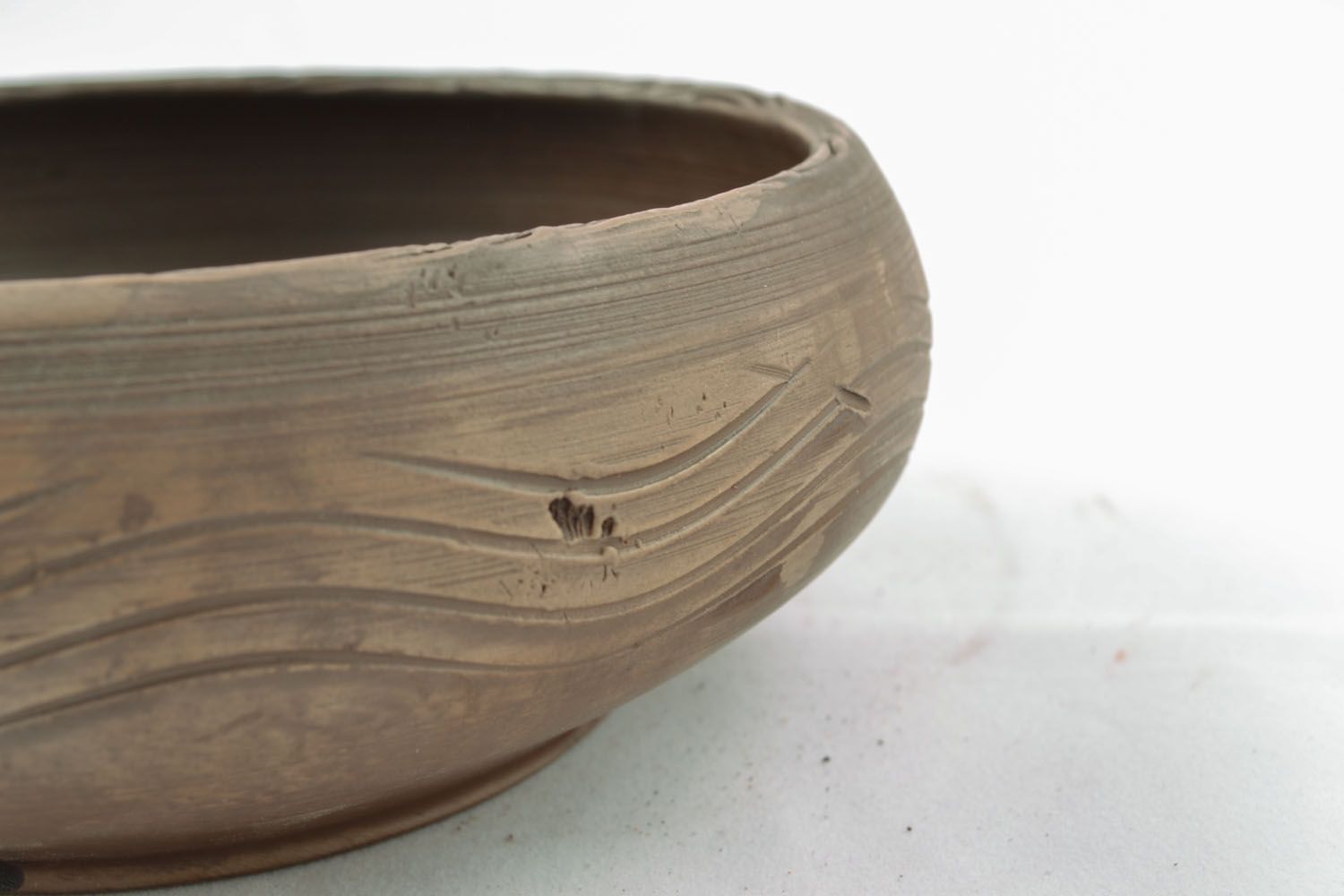 Homemade ceramic bowl photo 3