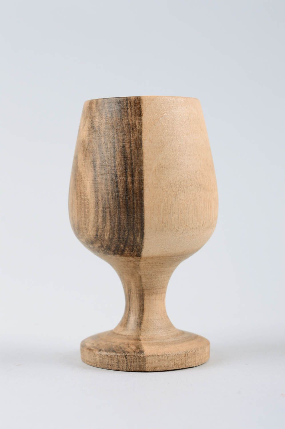 Vaso de chupito artesanal vajilla moderna de madera regalo original para amigo foto 3