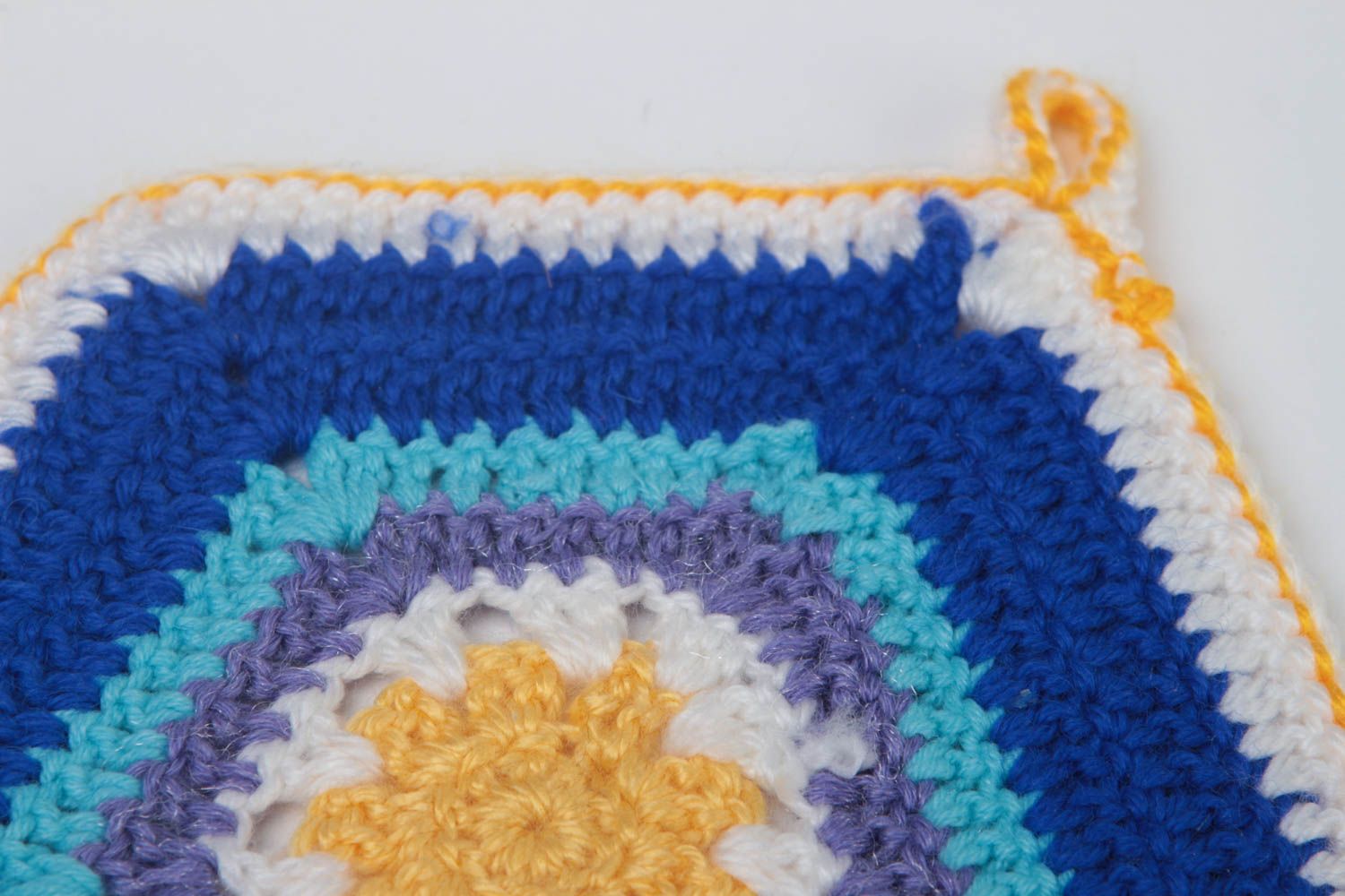 Crocheted pot holder kitchen elements stylish potholder textile for home photo 3