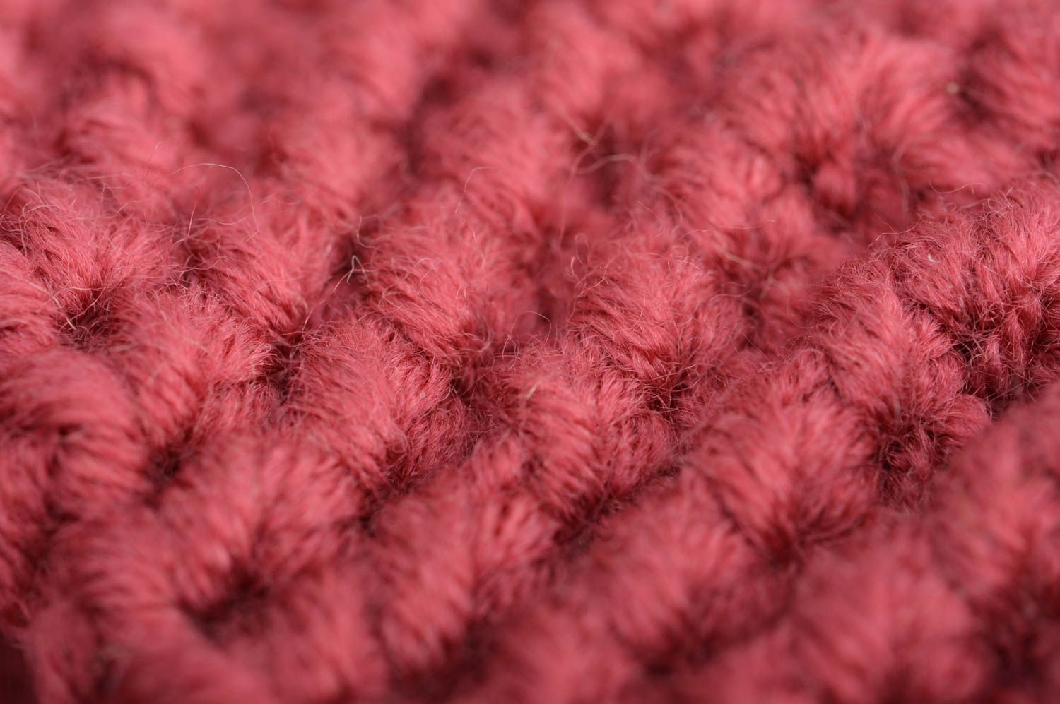 Boina tejida de lana natural infantil original hecha a mano para niñas foto 5