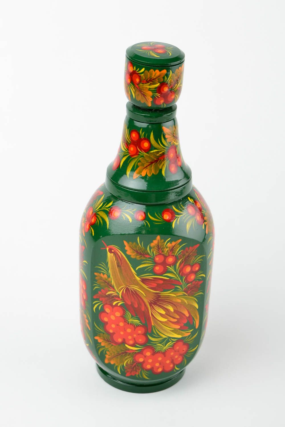 Handmade decorative bottle stylish painted bottle ware in ethnic style photo 5