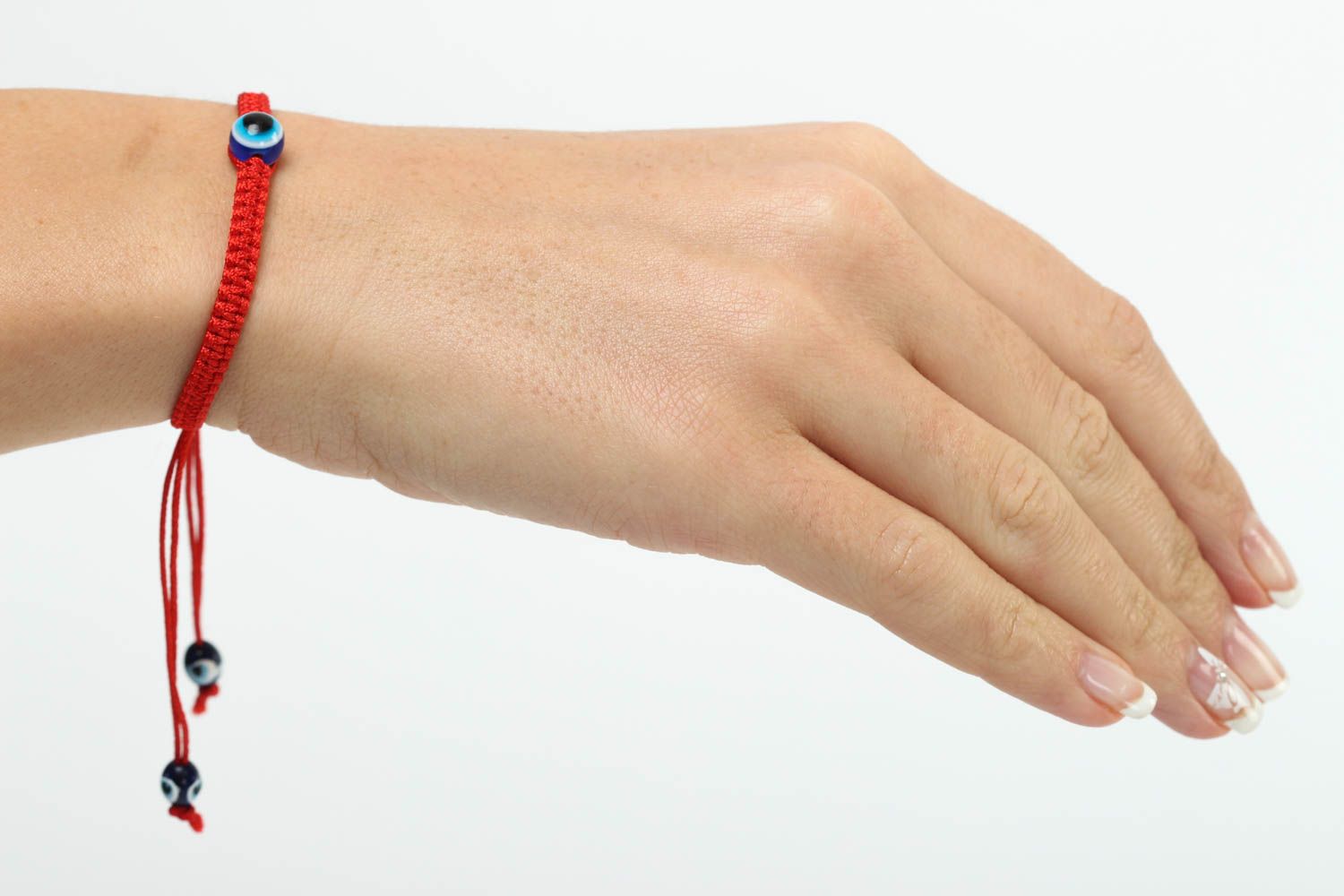 Handgemachter Schmuck Damen Armband Geschenk für Frauen rotes Armband Talisman foto 5