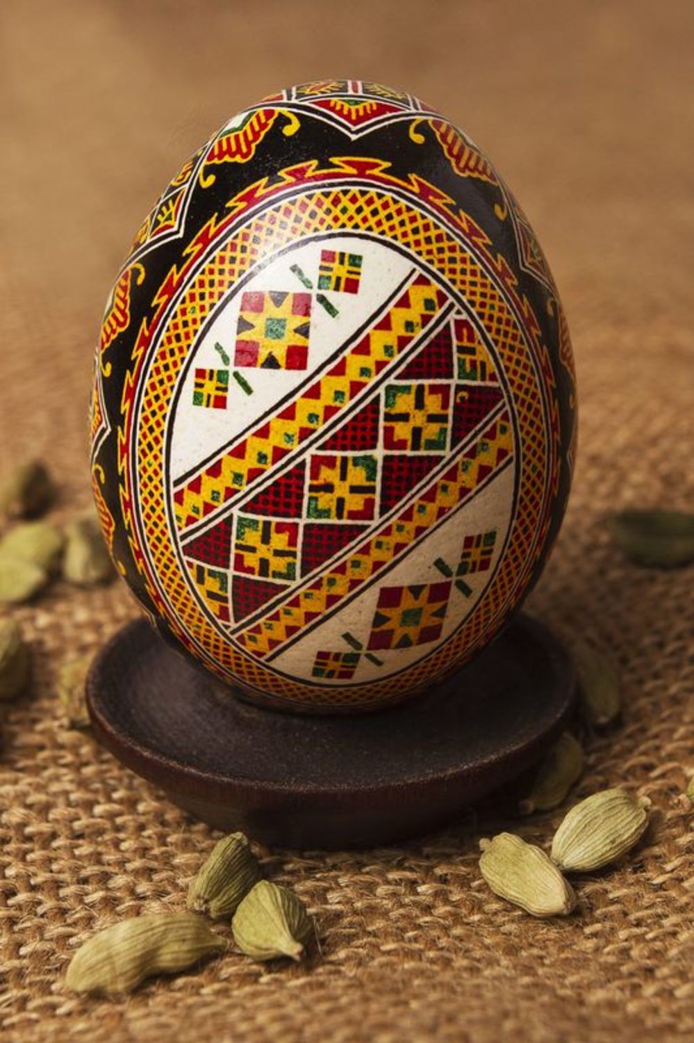 Hand painted egg photo 1