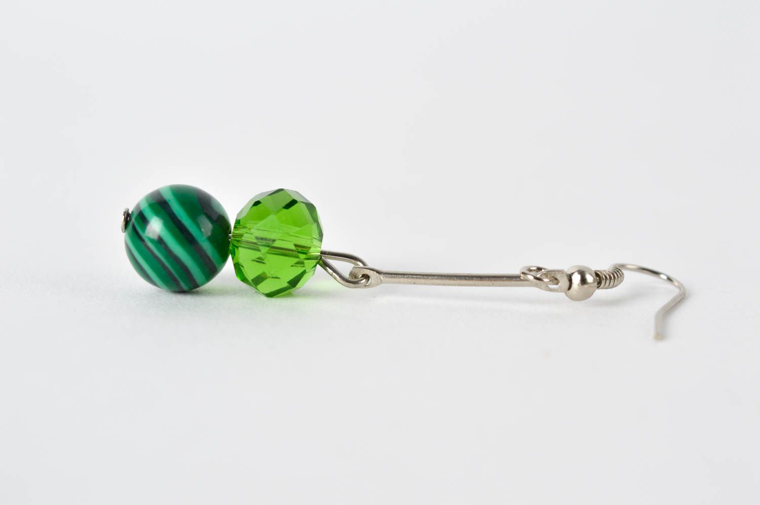 Handmade jewelry malachite earrings female bracelet elite jewelry gift ideas photo 3