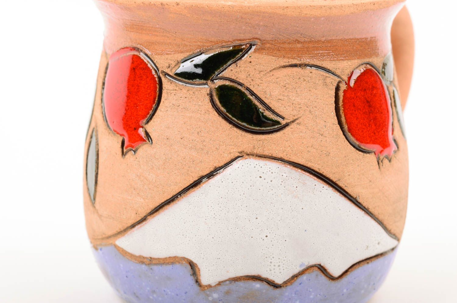 Handmade Keramik Geschirr Küchen Zubehör originelle Geschenke Keramik Tasse bunt foto 4