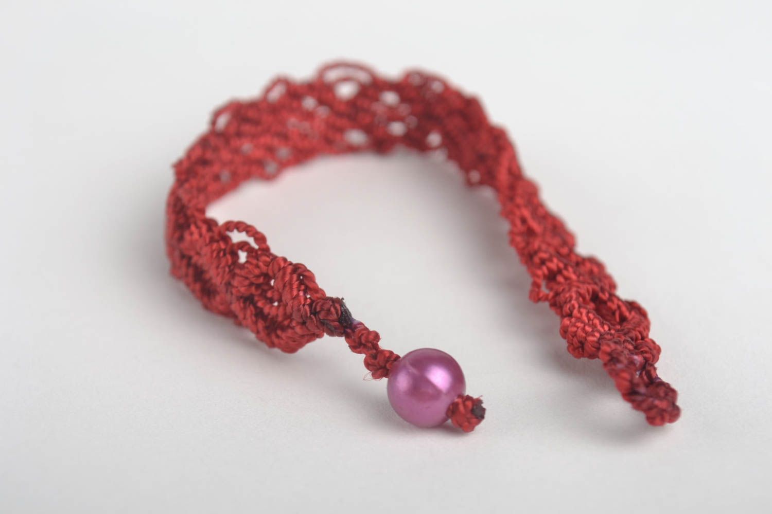Handmade bracelet designer bracelet unusual jewelry macrame accessory gift ideas photo 3
