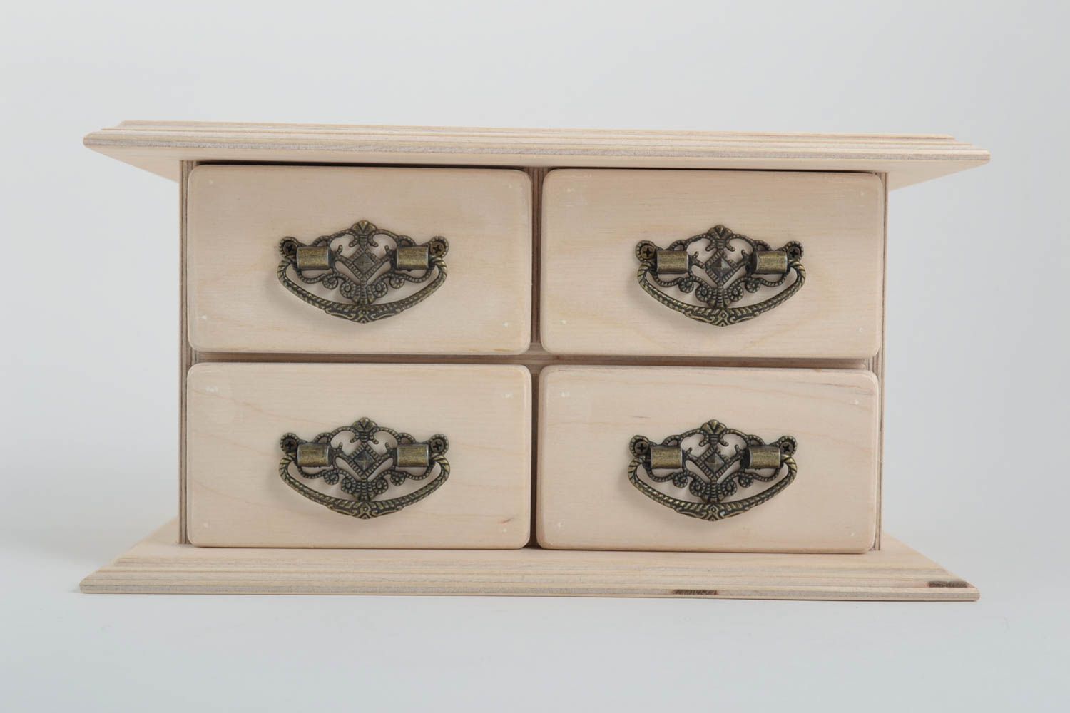 Handmade decorative plywood dresser blank box blanks for creativity gift ideas photo 4