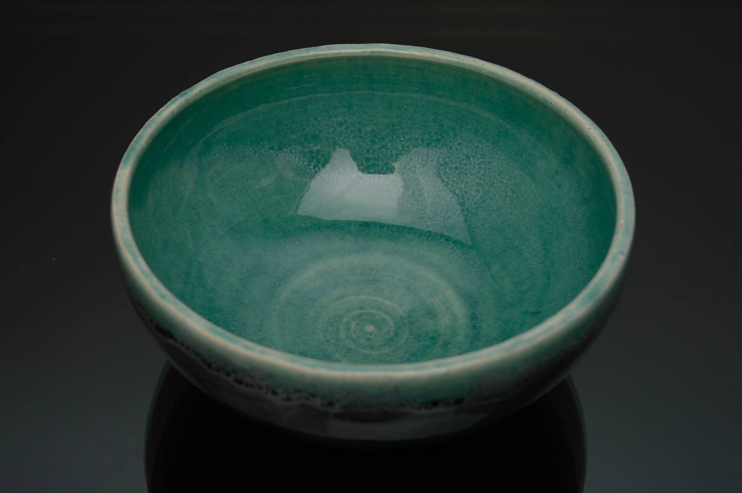 Glazed clay bowl photo 1