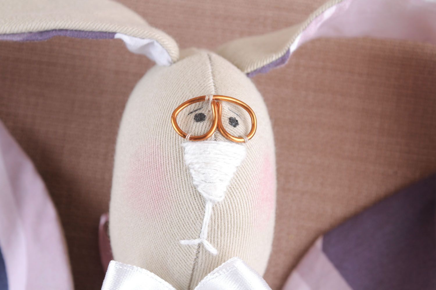 Homemade stuffed toy Hare photo 2