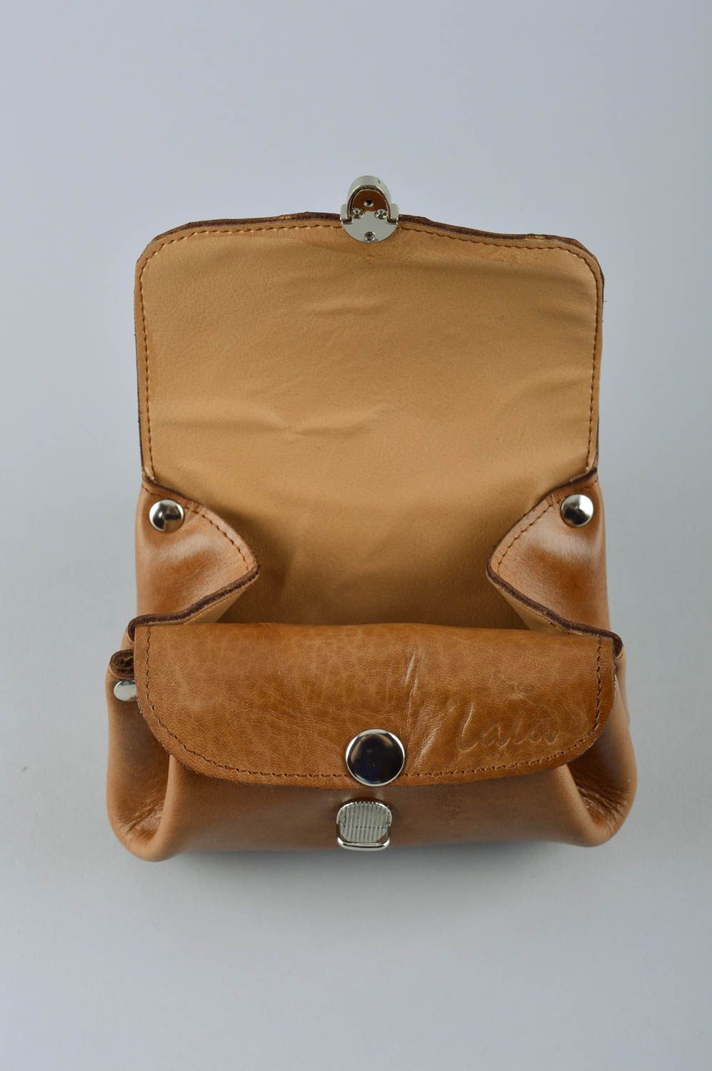 Стильный кошелек женский ручной работы кожаный аксессуар стильный кошелек фото 3
