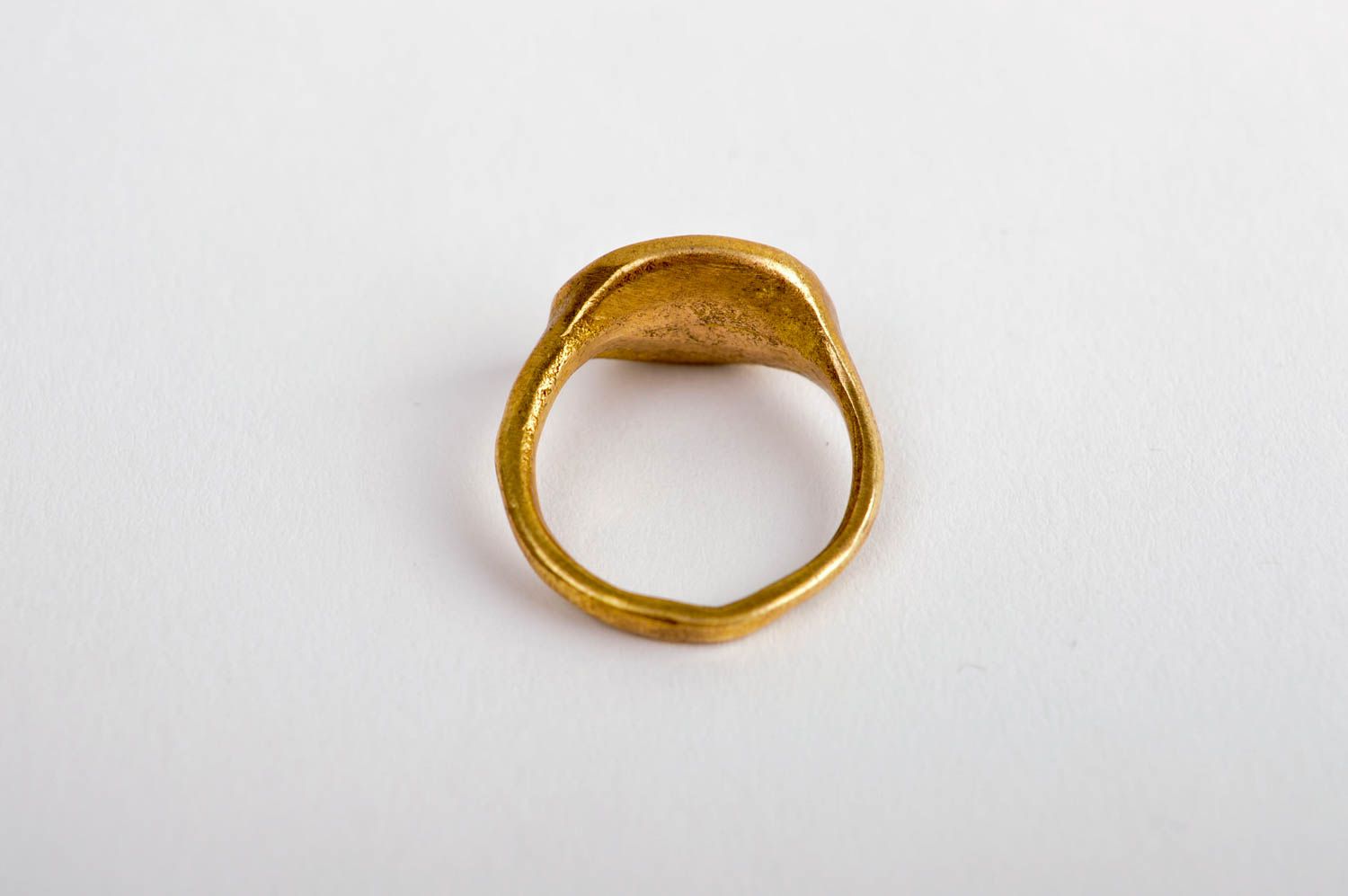 Украшение ручной работы женский перстень аксессуар из металла перстень латунный фото 4