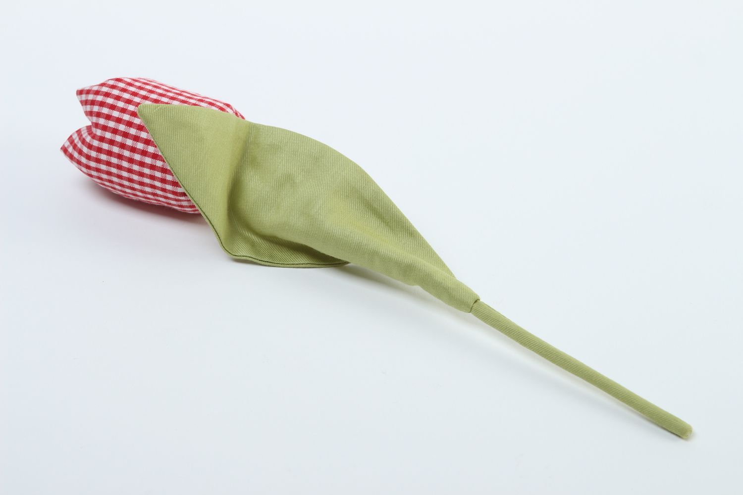 Tulipe artificielle faite main Déco maison design Cadeau original tissu photo 4
