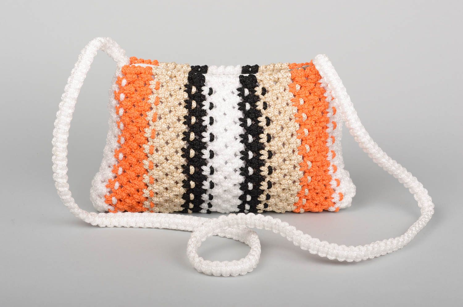 Macrame Tote Bag-White Fashion Trends Wallet| Alibaba.com