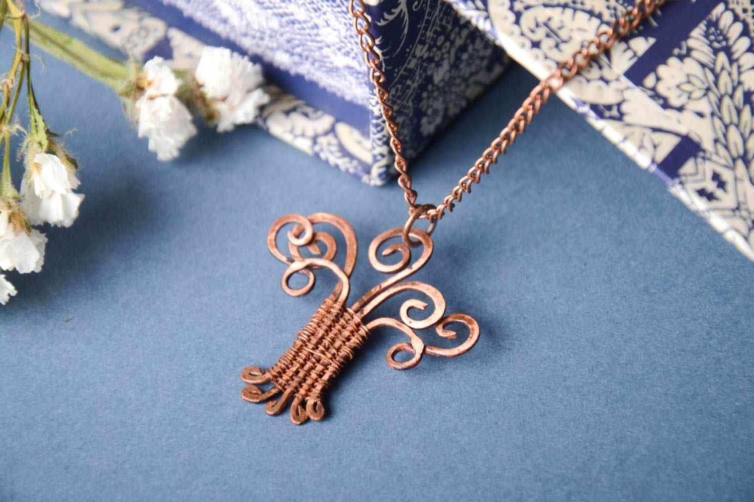 Handmade copper pendant copper accessories fashion jewelry metal pendant photo 1
