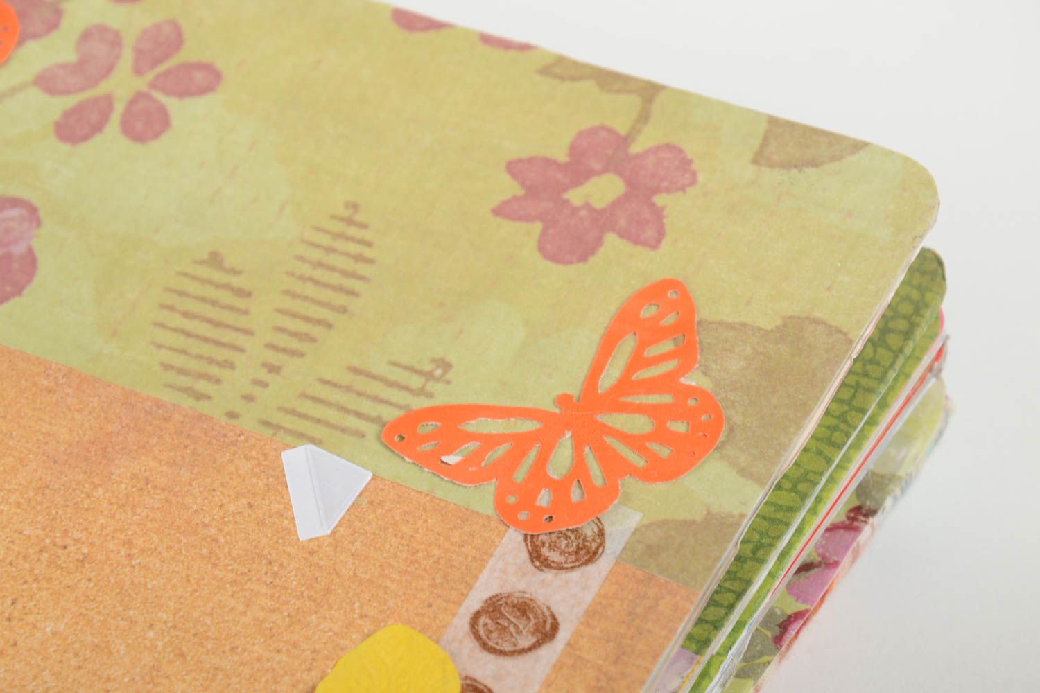 Beautiful handmade textile notebook stylish notebook designs gift ideas photo 5