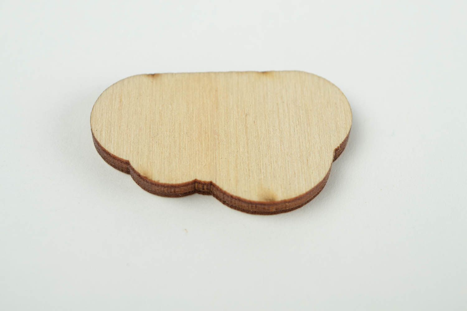 Handgemachte Holz Rohling Wolke originelle Figur zum Bemalen Miniatur Figur  foto 5