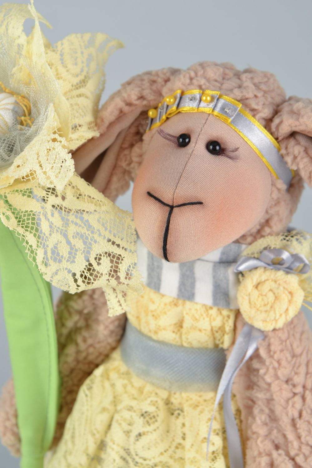 Handmade Kuscheltier Schaf foto 3