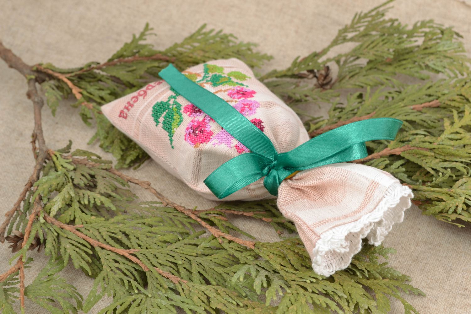 Handmade sachet with verbena photo 1