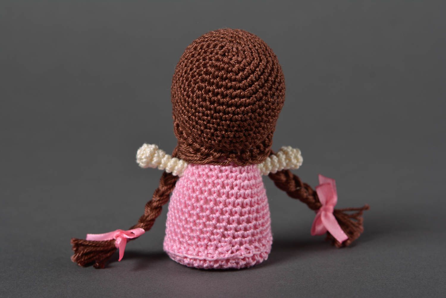 Muñeca tejida hecha a mano juguete para niñas regalo personalizado estiloso foto 4