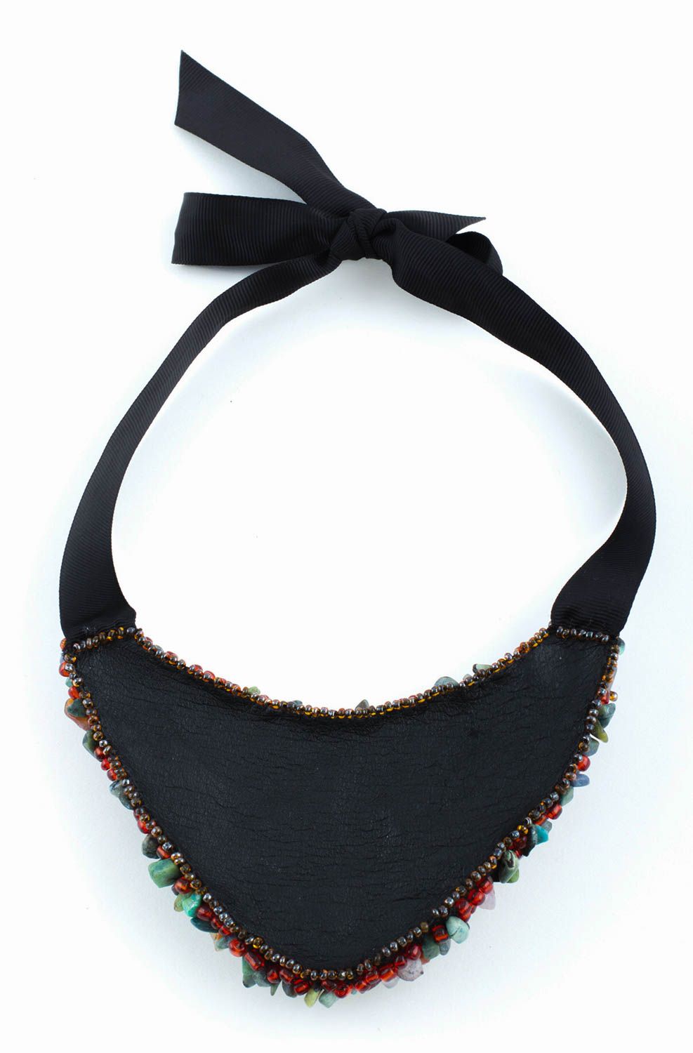 Handmade necklace trendy jewels designer gift natural stones stylish accessory photo 4