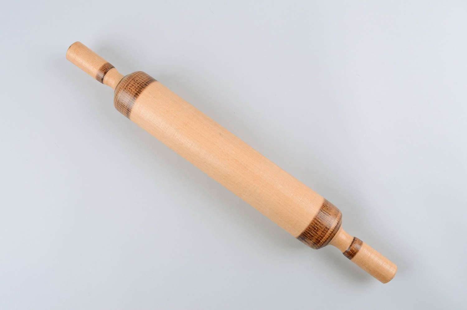 Деревянная скалка ручной работы скалка из дерева оригинальный подарок из ореха фото 1