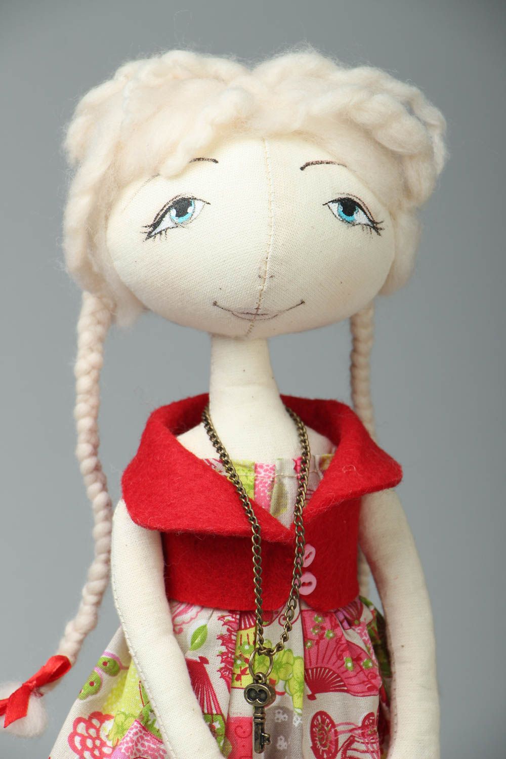 Soft toy Doll with Heart photo 2