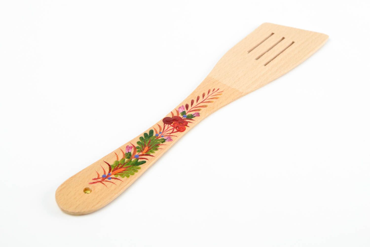 Espátula decorada hecha a mano utensilio de cocina regalo original para madre foto 4