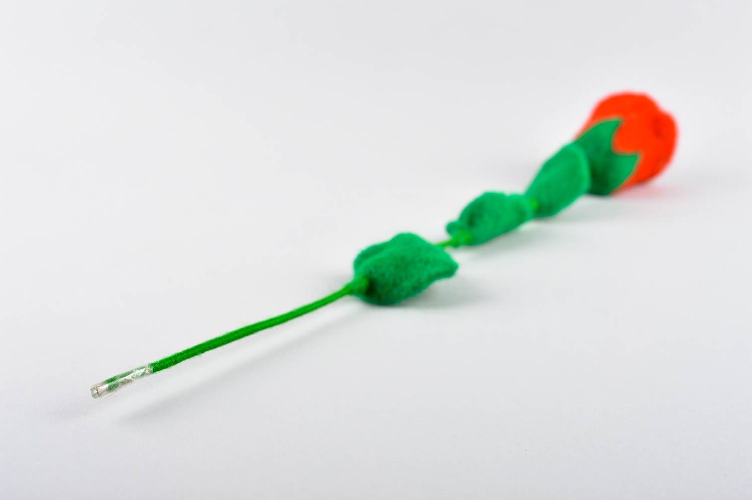 Handmade Blume aus Stoff kreatives Geschenk Deko Idee Küche Rose aus Wolle foto 9