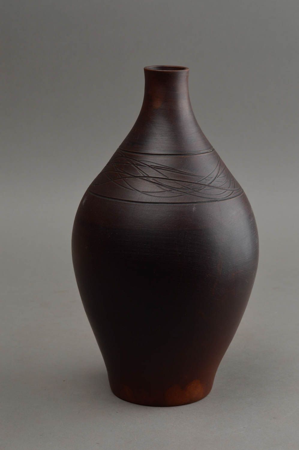 Large ceramic 80 oz greek-style wine pitcher 10, 1,5 lb photo 2