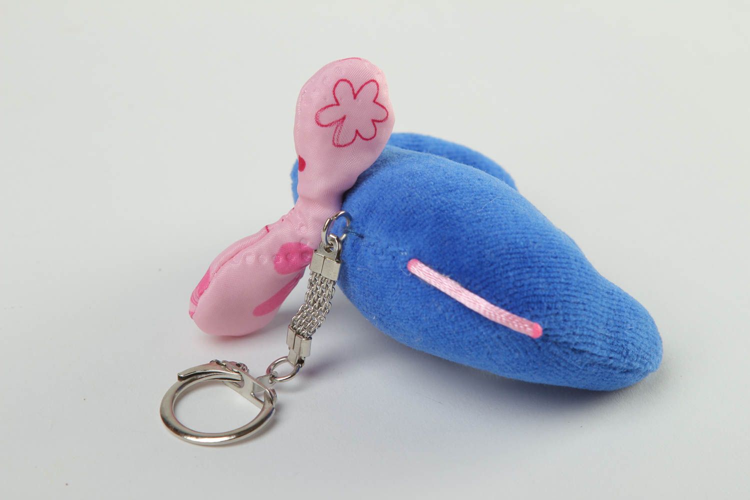 Stylish handmade fabric keychain soft keychain toy cool keyrings gifts for kids photo 4