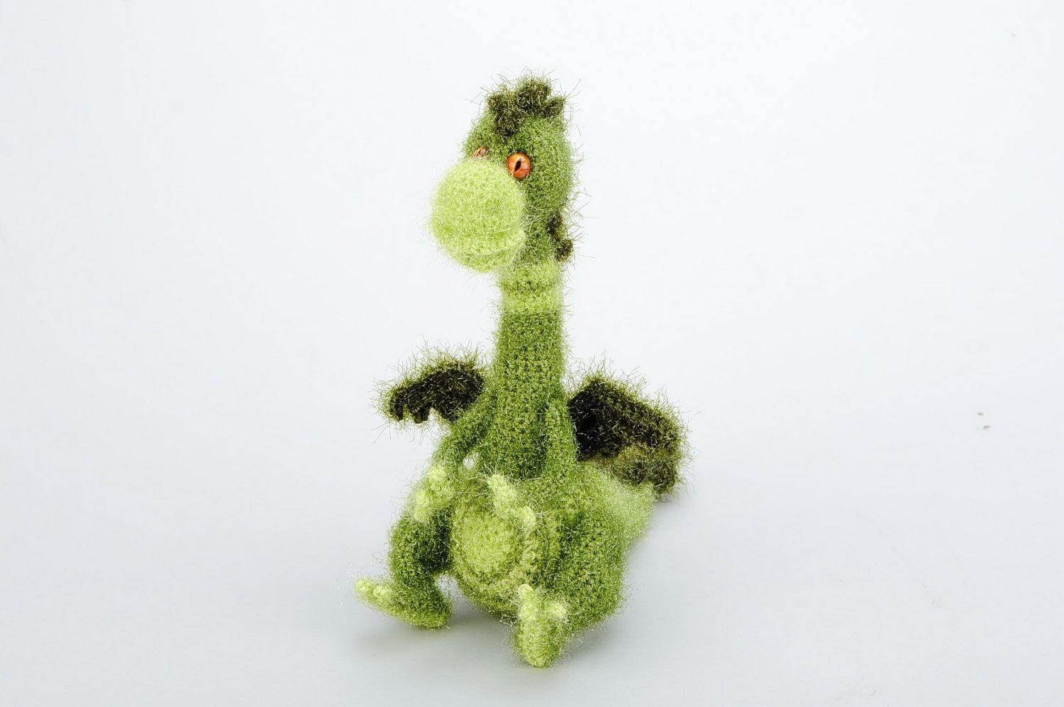 Jouet tricoté Petit dragon photo 1