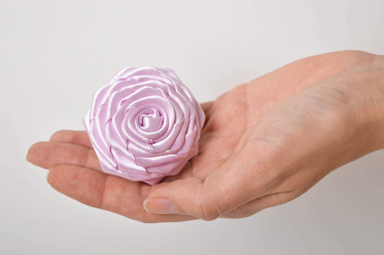 Handmade Kinder Haarschmuck Haargummi Blume Mode Accessoire rosa Rose  foto 5
